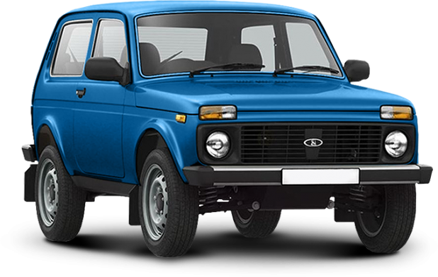 Lada 4x4 3 дв. в цвете cyan