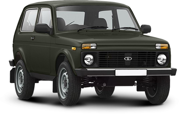 Lada 4x4 3 дв. в цвете green