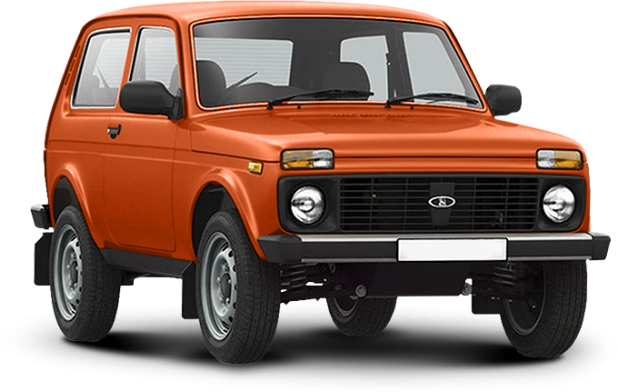 Lada 4x4 3 дв. в цвете orange