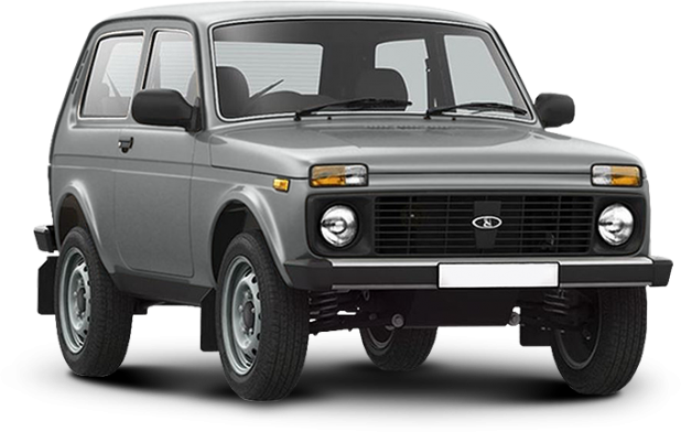 Lada 4x4 3 дв. в цвете silver