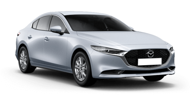 Mazda 3 Sedan New в цвете Snowflake White