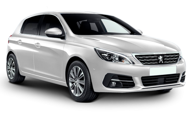 Peugeot 308 в цвете Blanc banquise