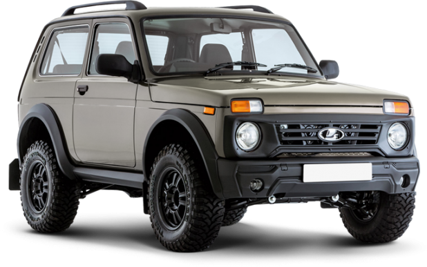 Lada 4x4 Bronto в цвете gold