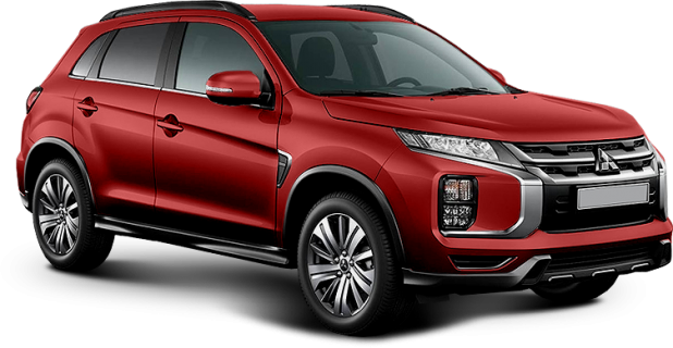 Mitsubishi ASX New в цвете красный металлик