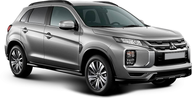 Mitsubishi ASX New в цвете серебристый металлик