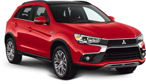 Mitsubishi ASX 2019 в цвете красный металлик