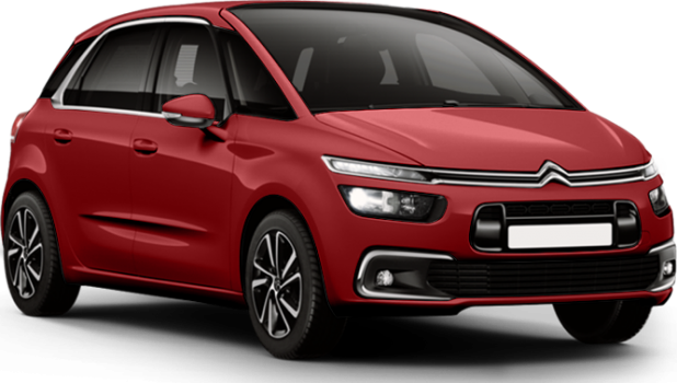 Citroen C4 Picasso в цвете rouge lucifer