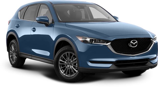 Mazda CX-5 в цвете ethernal blue