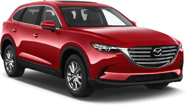 Mazda CX-9 в цвете soul red