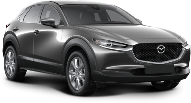 Mazda CX-30 в цвете machine grey