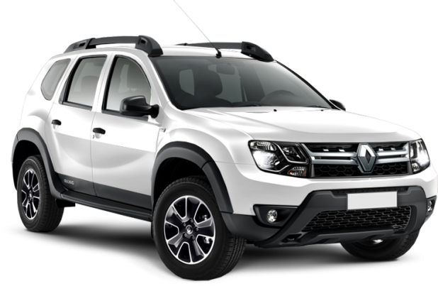 Renault Duster в цвете белый лёд