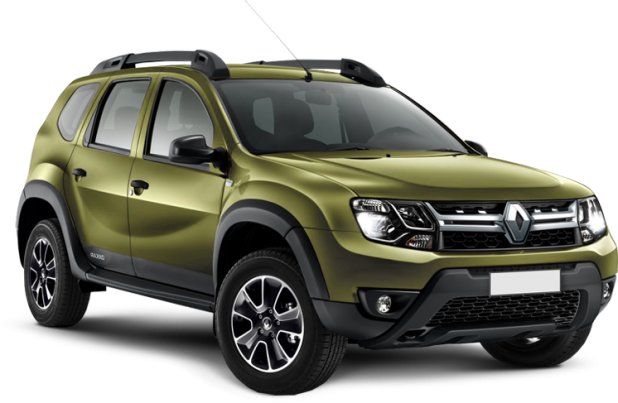 Renault Duster в цвете хаки