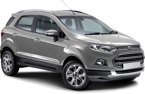 Ford Ecosport в цвете moondust silver