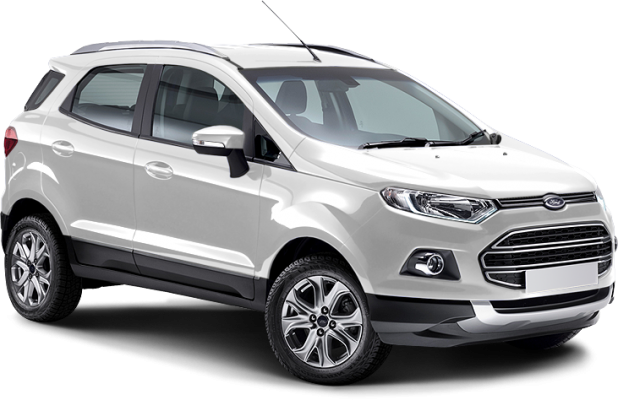 Ford Ecosport в цвете white