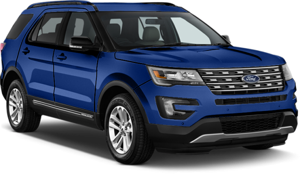 Ford Explorer в цвете deep impact blue