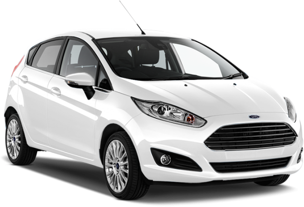 Ford Fiesta Hatchback в цвете white