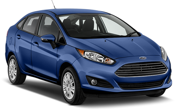 Ford Fiesta Sedan в цвете blue