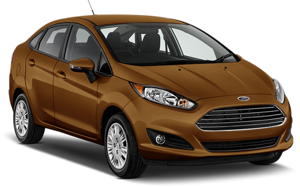 Ford Fiesta Sedan в цвете brown