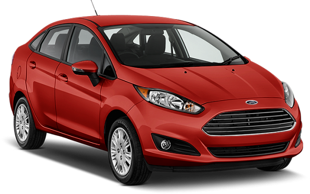 Ford Fiesta Sedan в цвете red