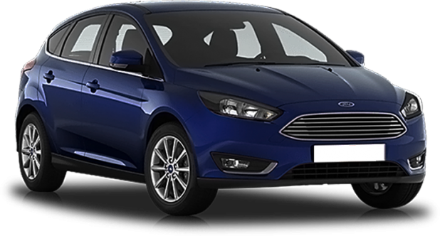 Ford Focus Hatchback в цвете cyan