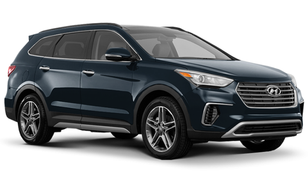 Hyundai Grand Santa Fe в цвете Ocean view