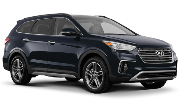 Hyundai Grand Santa Fe в цвете Space blue pearl