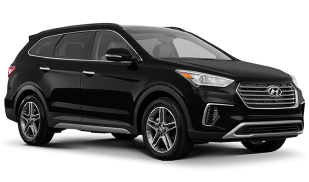 Hyundai Grand Santa Fe в цвете Timeless black