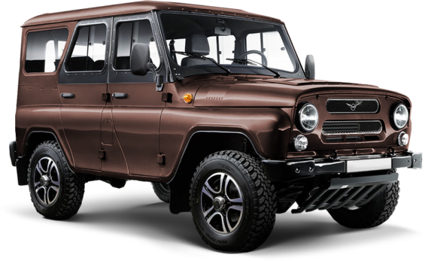 Uaz Hunter в цвете коричневый металлик