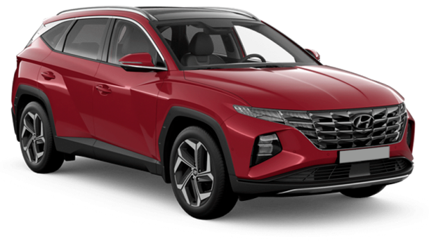 Hyundai New Tucson в цвете Crimson Red