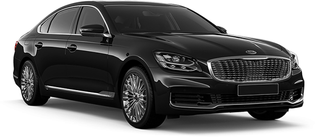 Kia K900 в цвете aurora black pearl (abp)