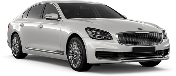 Kia K900 в цвете snow white pearl (swp)