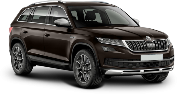 Skoda Kodiaq Scout в цвете brown