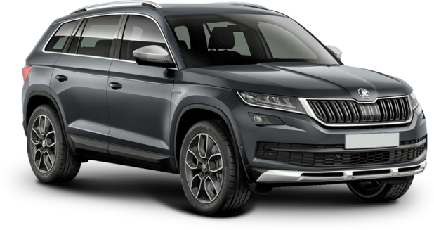 Skoda Kodiaq Scout в цвете dark blue