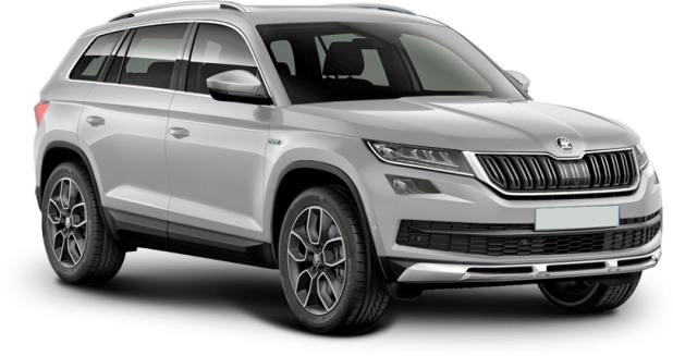 Skoda Kodiaq Scout в цвете silver