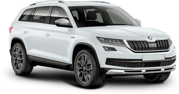 Skoda Kodiaq Scout в цвете white