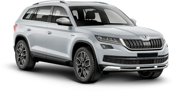 Skoda Kodiaq в цвете laser white