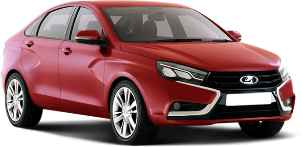 Lada Vesta Седан в цвете red