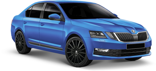 Skoda Octavia 2017 в цвете blue