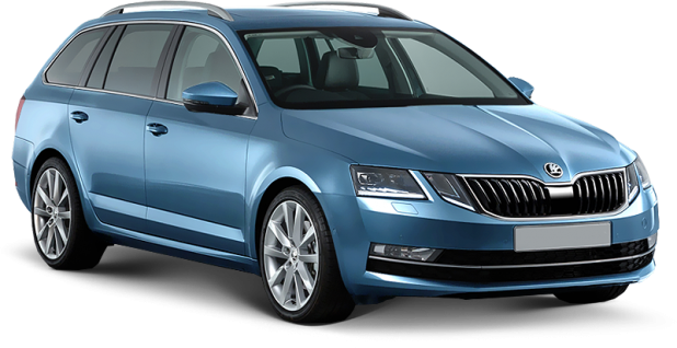 Skoda Octavia Combi в цвете blue