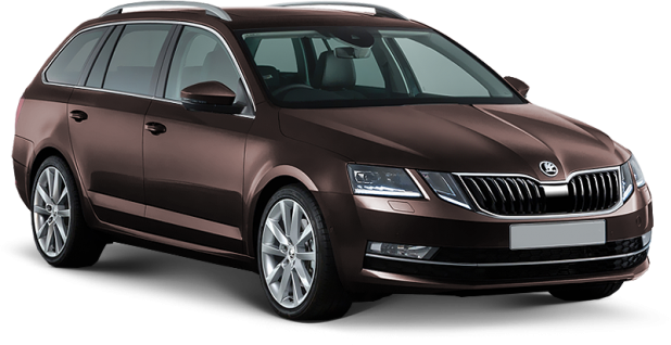 Skoda Octavia Combi в цвете brown