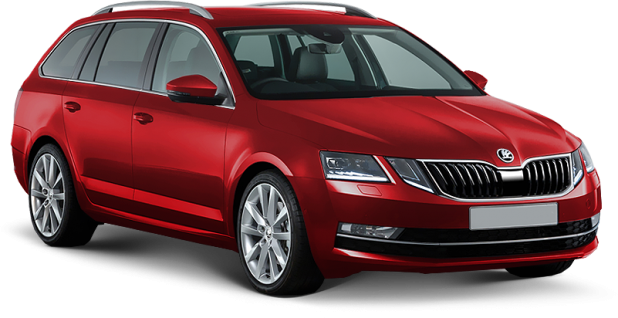 Skoda Octavia Combi в цвете red