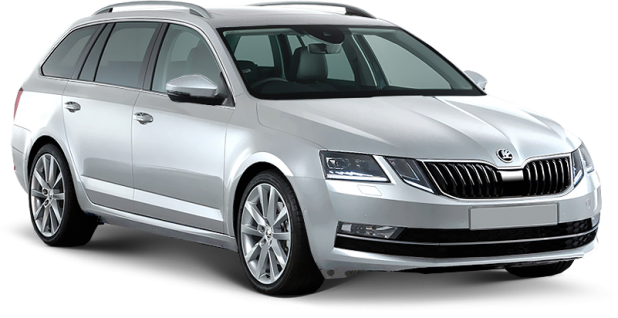 Skoda Octavia Combi в цвете silver