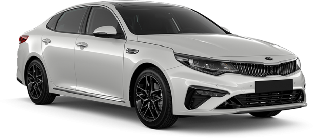 Kia New Optima в цвете clear white