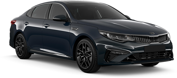 Kia New Optima в цвете gravity blue