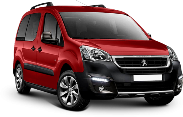 Peugeot Partner Tepee в цвете red