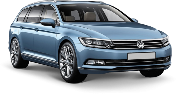 Volkswagen Passat Variant в цвете blue