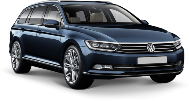 Volkswagen Passat Variant в цвете cyan