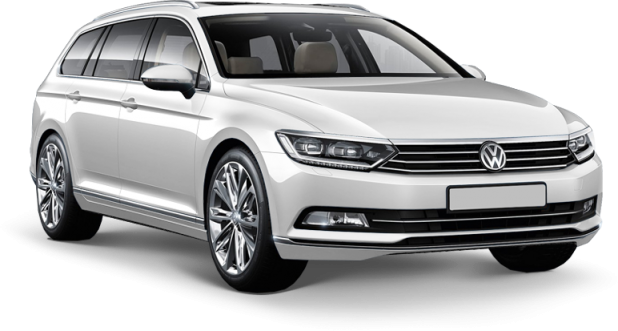 Volkswagen Passat Variant в цвете deluxe white