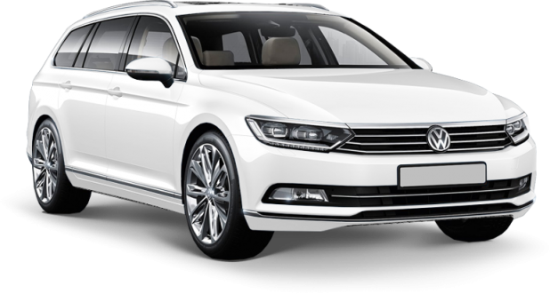 Volkswagen Passat Variant в цвете white