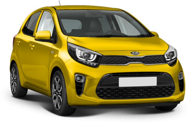 Kia Picanto в цвете honey bee